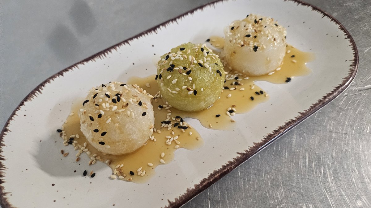 Banh bo nappé au caramel